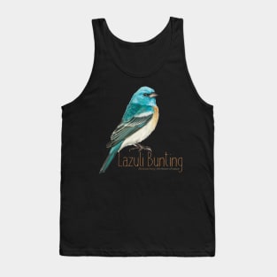 Bird - Lazuli Bunting - birdwatching Tank Top